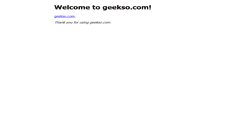 Desktop Screenshot of hi.geekso.com